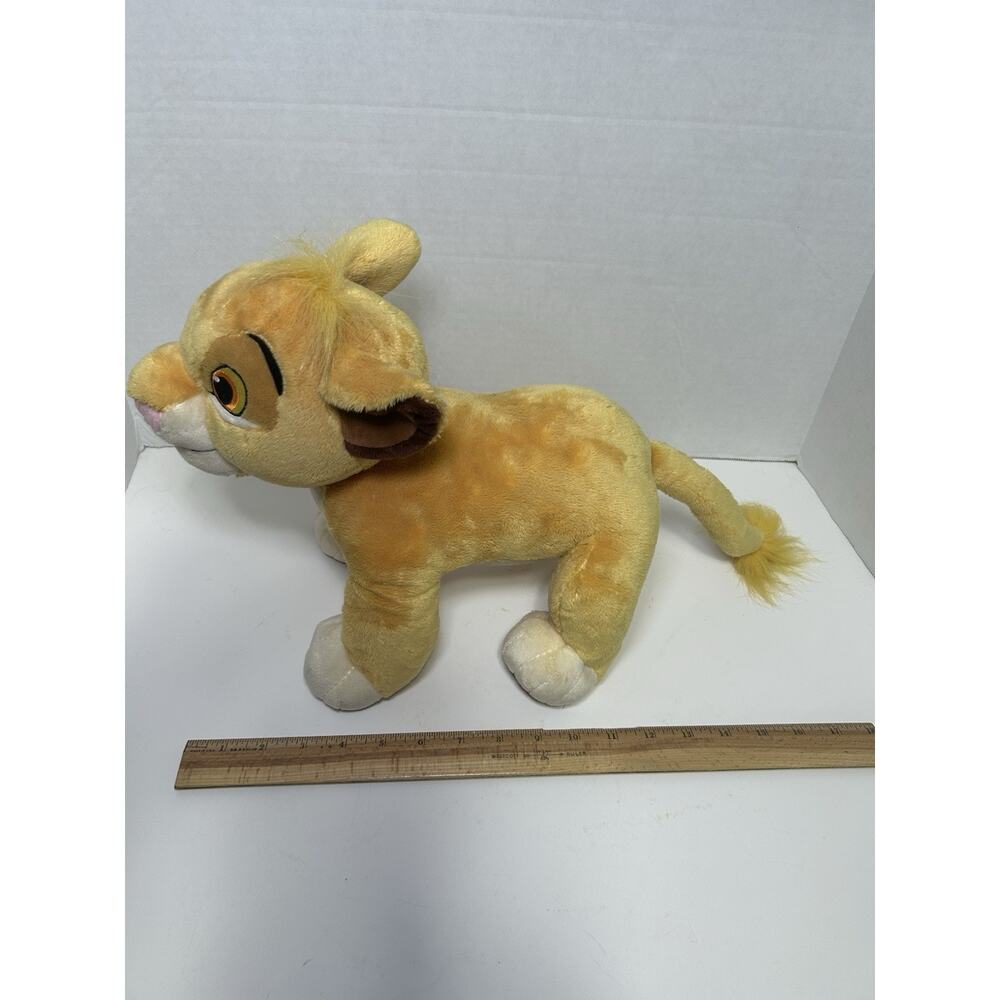 DISNEY STORE THE LION KING SIMBA PLUSH TOY 11”x12” MEDIUM STUFFED ANIMAL - Picture 7 of 7